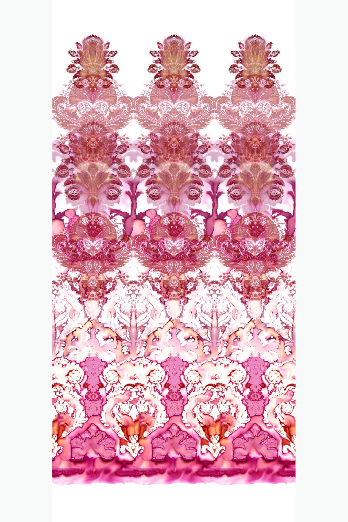Pink Damask Wallpaper Timorous - HD Wallpaper 