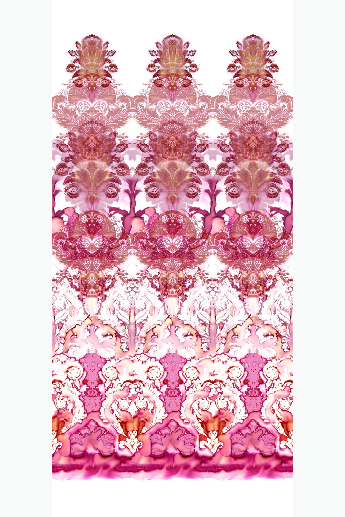 Pink Damask Wallpaper Timorous - HD Wallpaper 