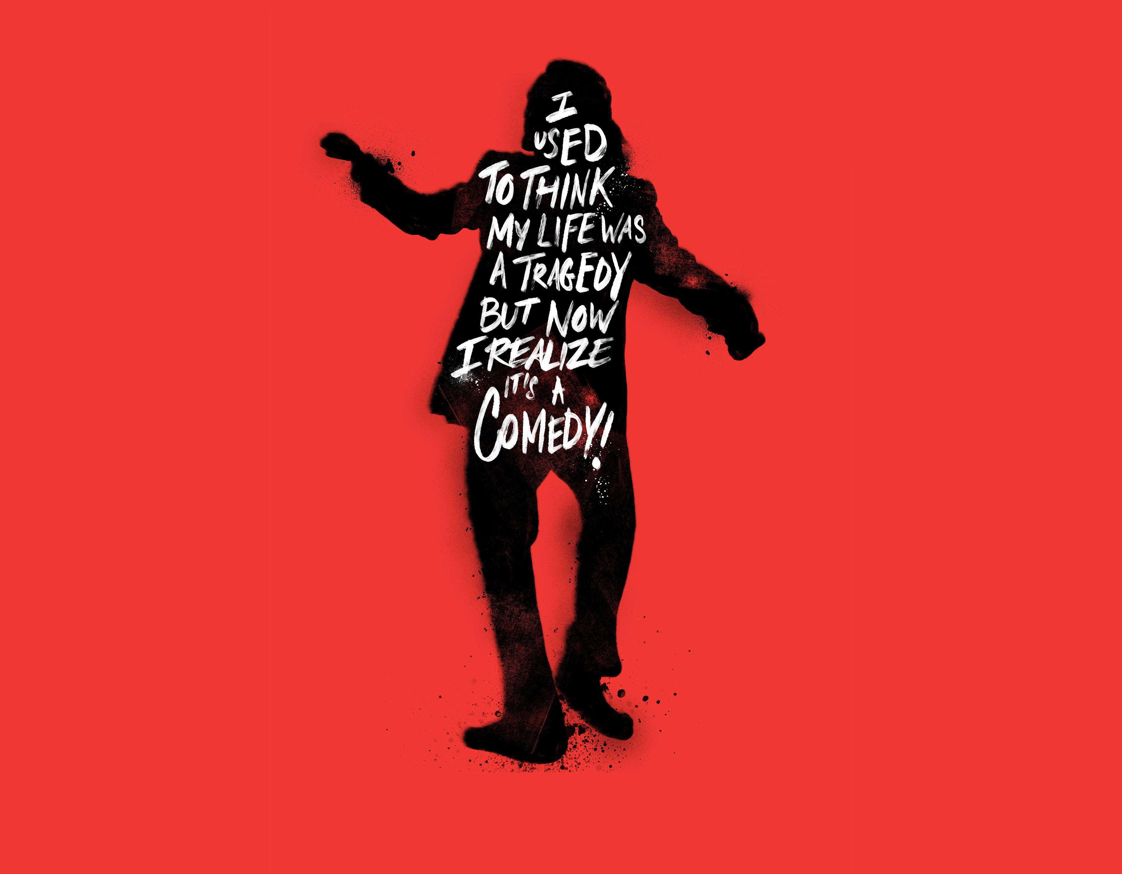 My Life Is A Comedy Joker - HD Wallpaper 