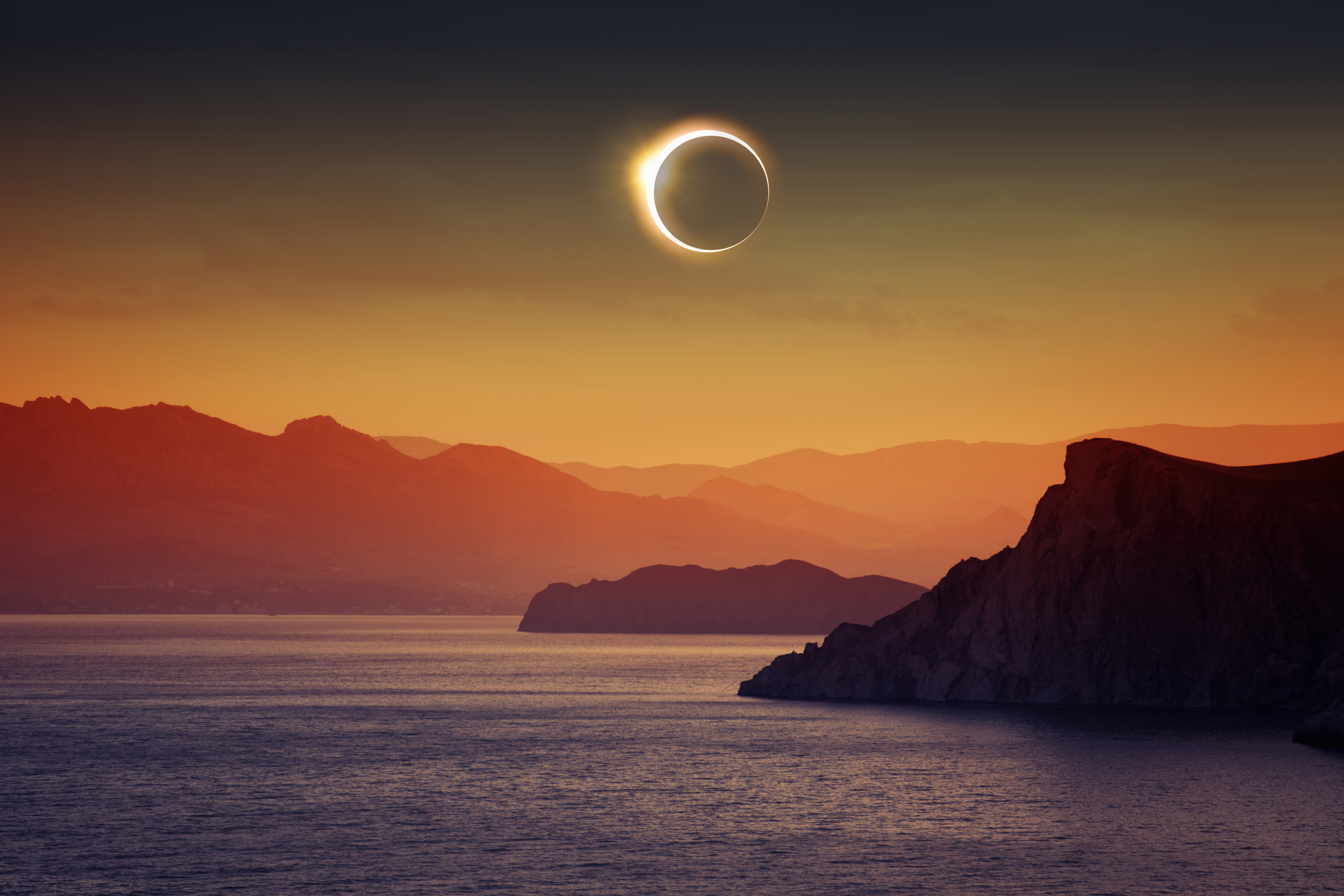 Sky During A Solar Eclipse - HD Wallpaper 