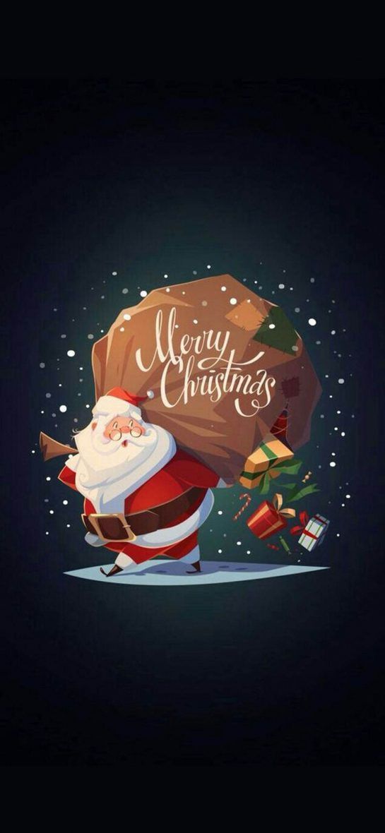 Merry Christmas Wallpaper Iphone X - HD Wallpaper 