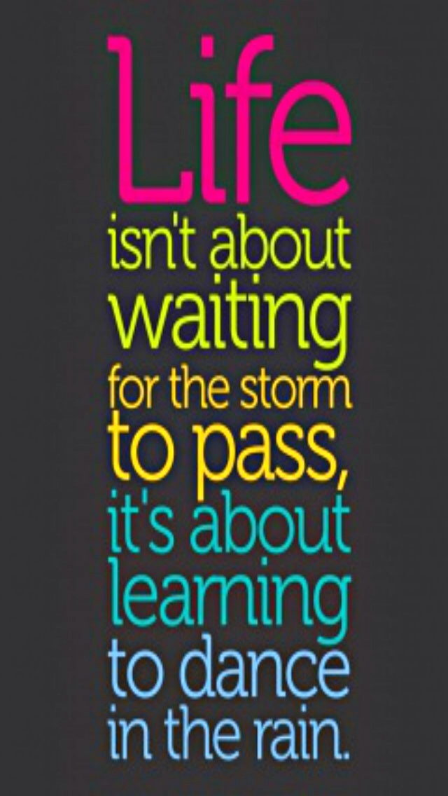 Awesome Iphone Wallpaper Quotes	 With Hd Wallpaper - Life Is Not About Waiting For The Storm It's About - HD Wallpaper 