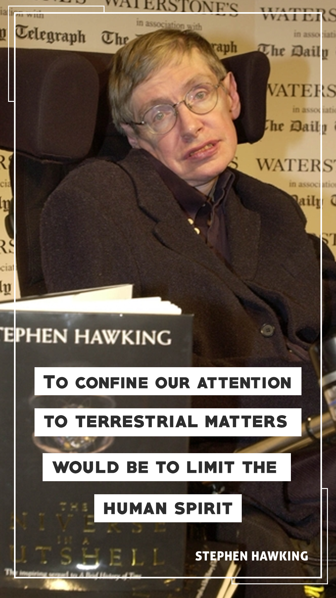 Stephen Hawking Quote Mobile Wallpaper2 - Stephen Hawking - 1080x1920  Wallpaper 