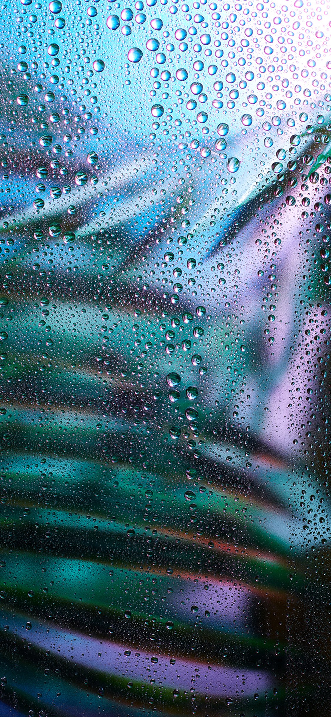 Raindrops Wallpaper Iphone X - HD Wallpaper 