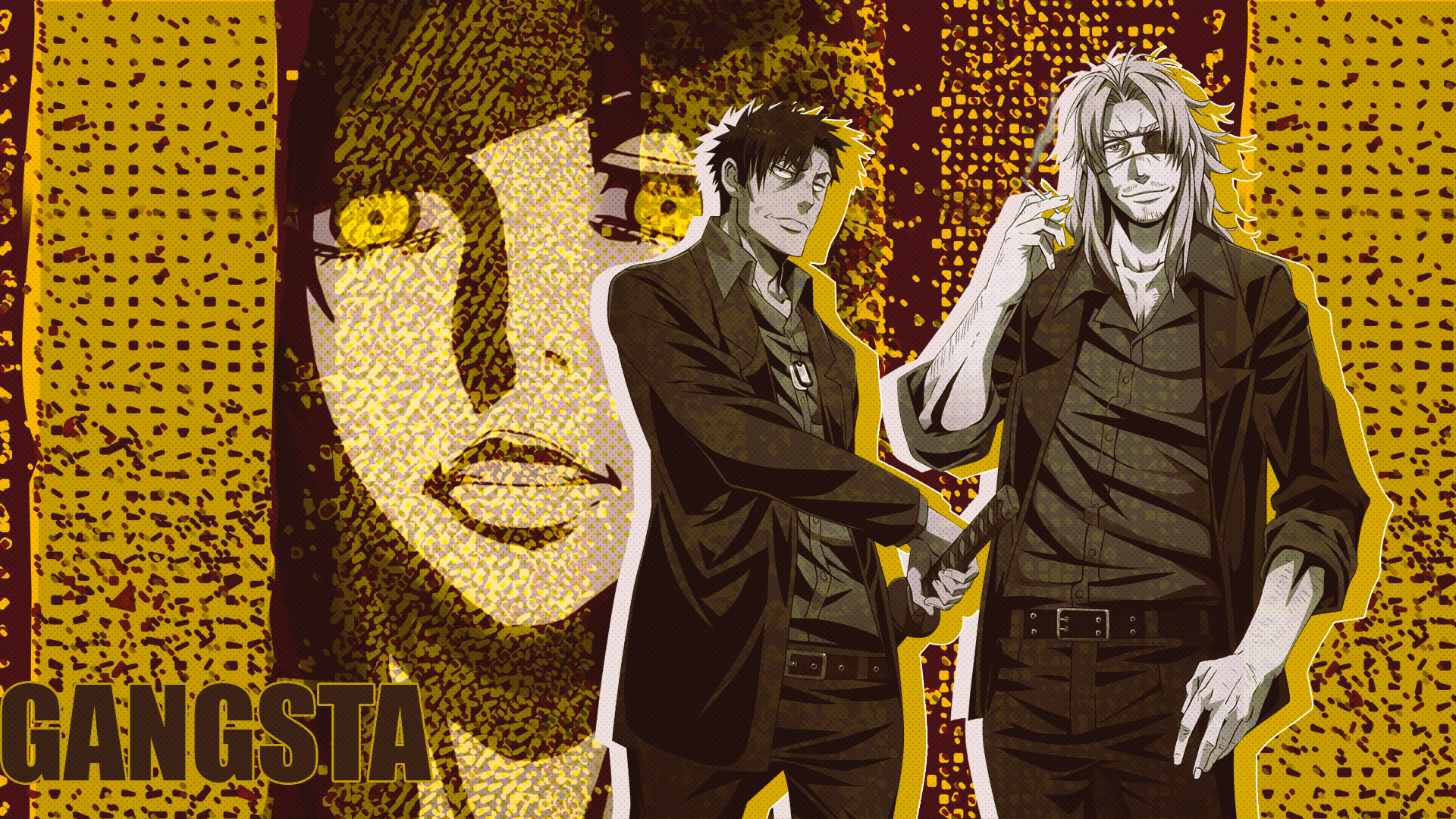 Fondos De Pantalla Gangsta Anime - HD Wallpaper 