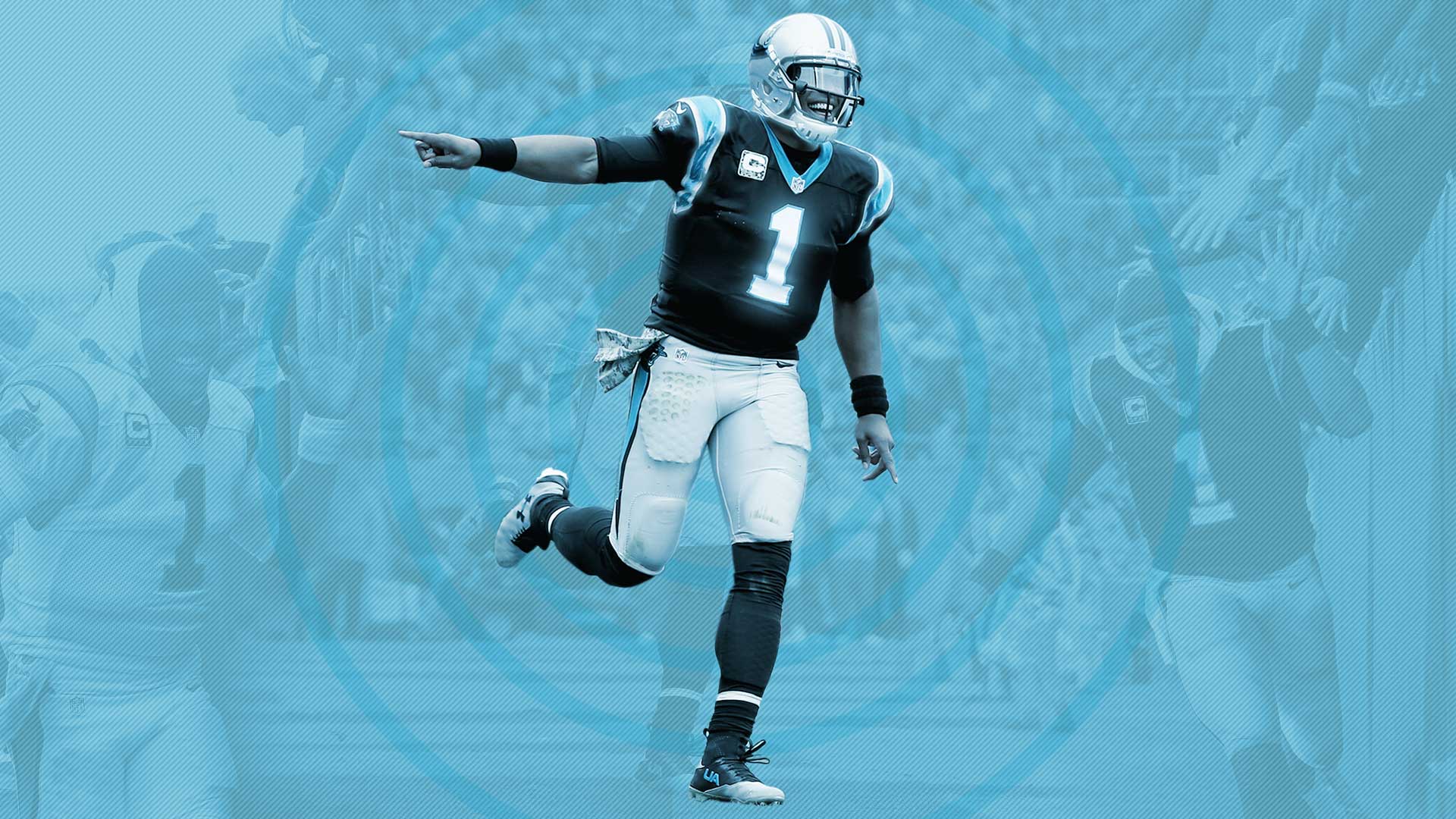 Cam Newton Dab Wallpaper - Draw A Football Player Cam Newton - HD Wallpaper 