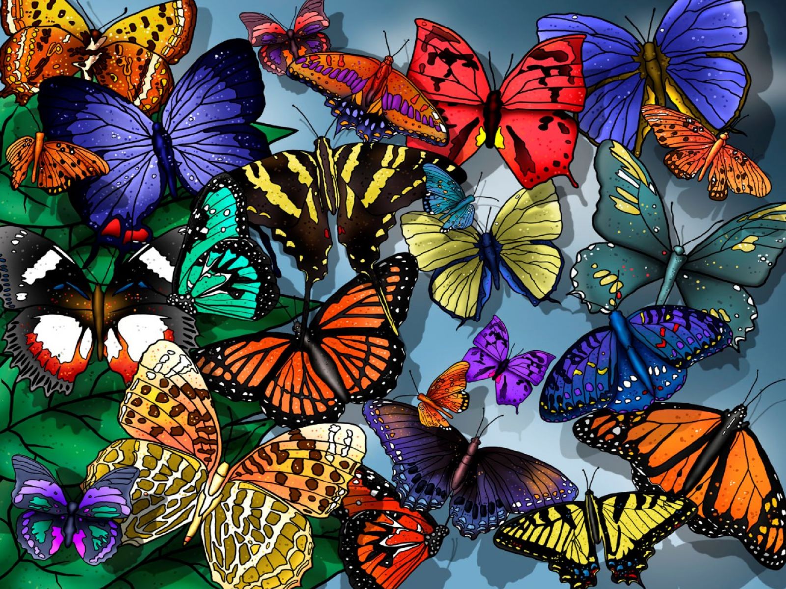 3d Art 12 Wallpaper - 3d Butterfly Wallpaper Hd - HD Wallpaper 