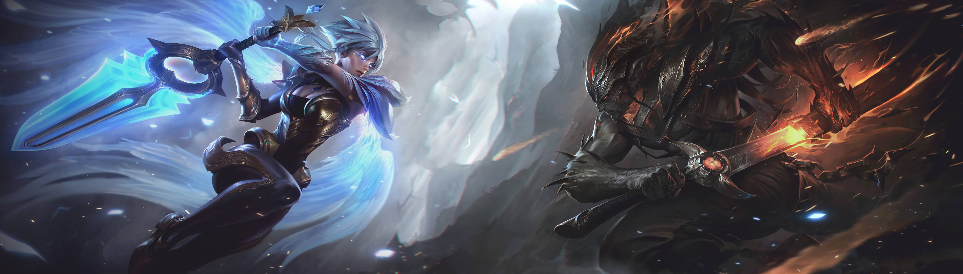 Dawnbringer Riven Or Nightbringer Yasuo - HD Wallpaper 