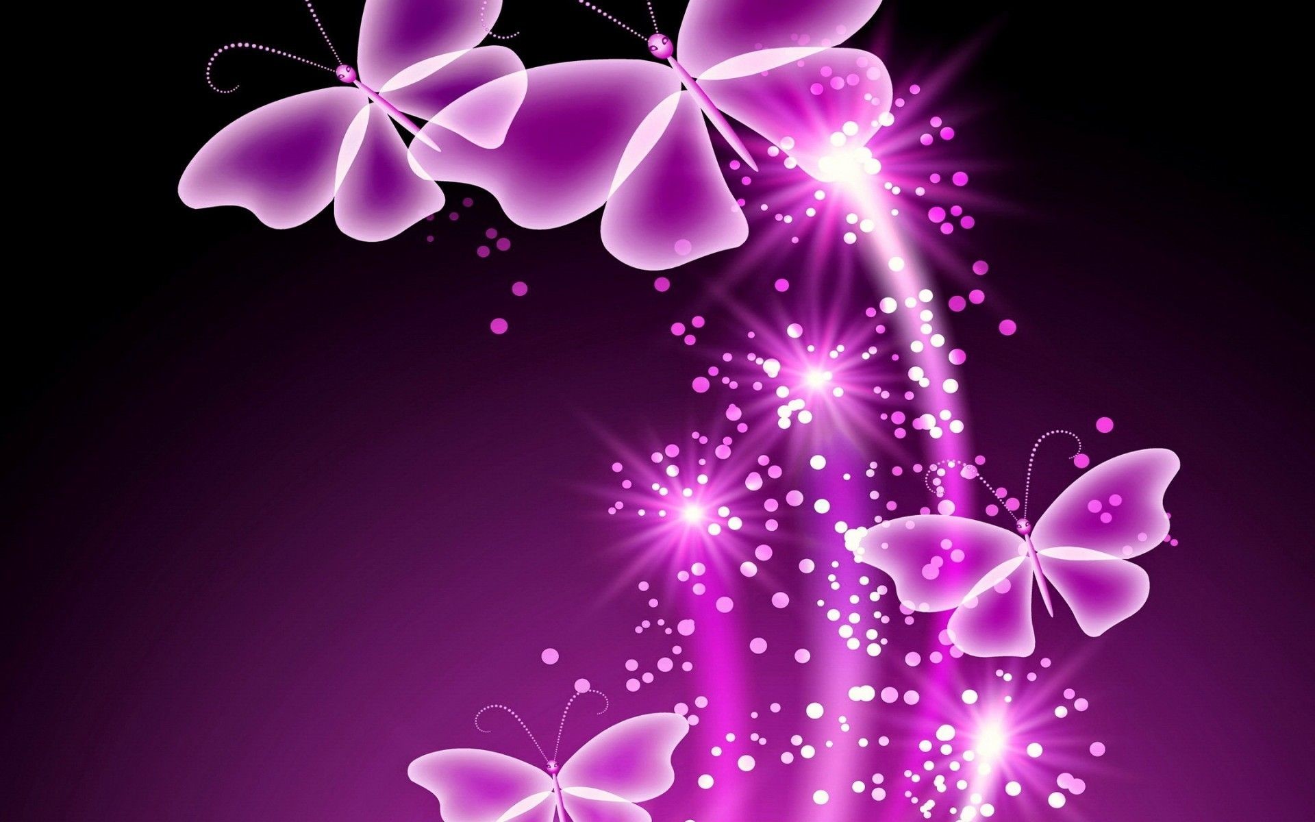 1920x1200, Feed Pictures - Purple Butterfly Background Hd - HD Wallpaper 