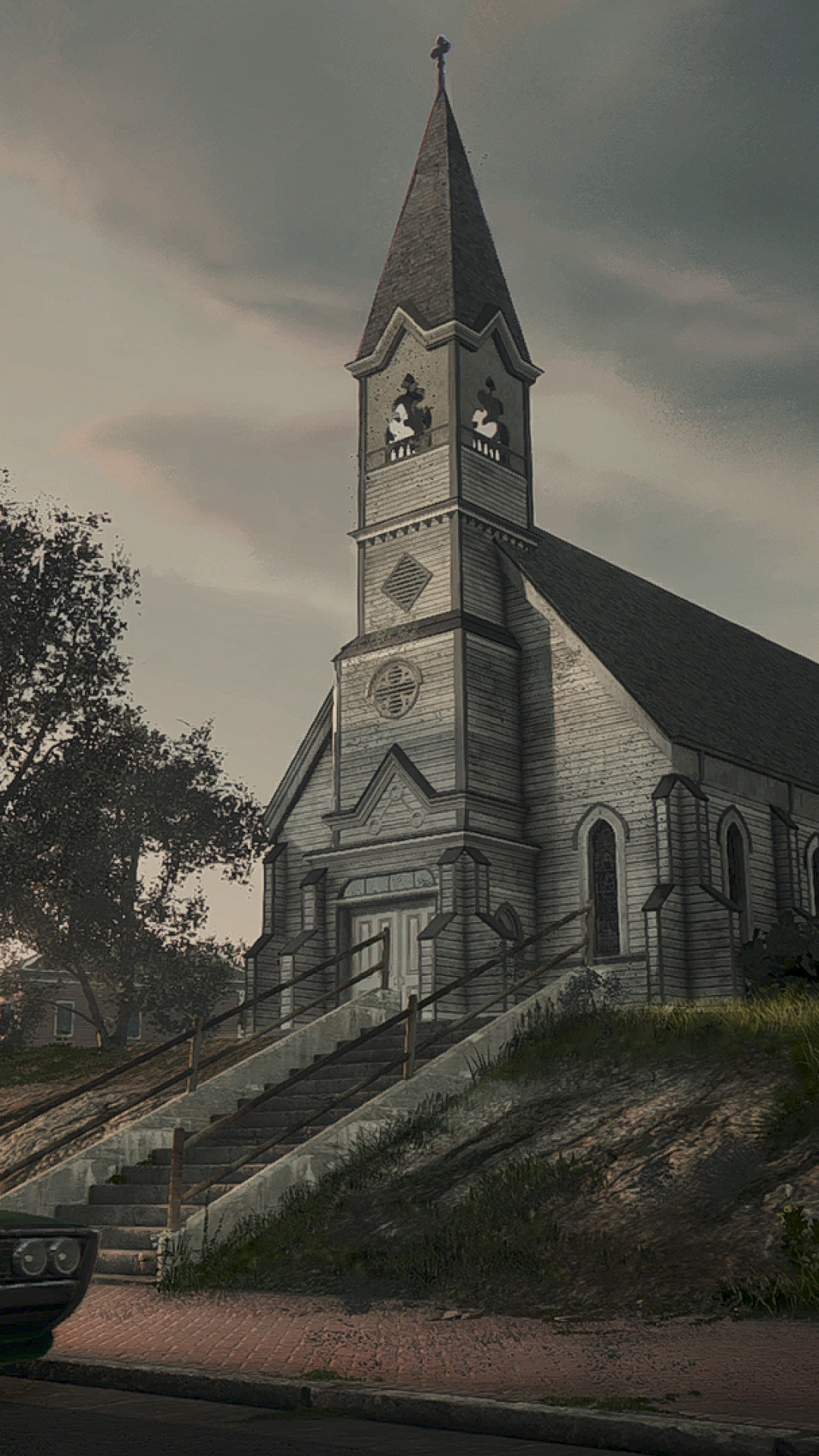 Mafia 3, Church, Stairs, Artwork - Mafia Wallpaper Hd Iphone - HD Wallpaper 