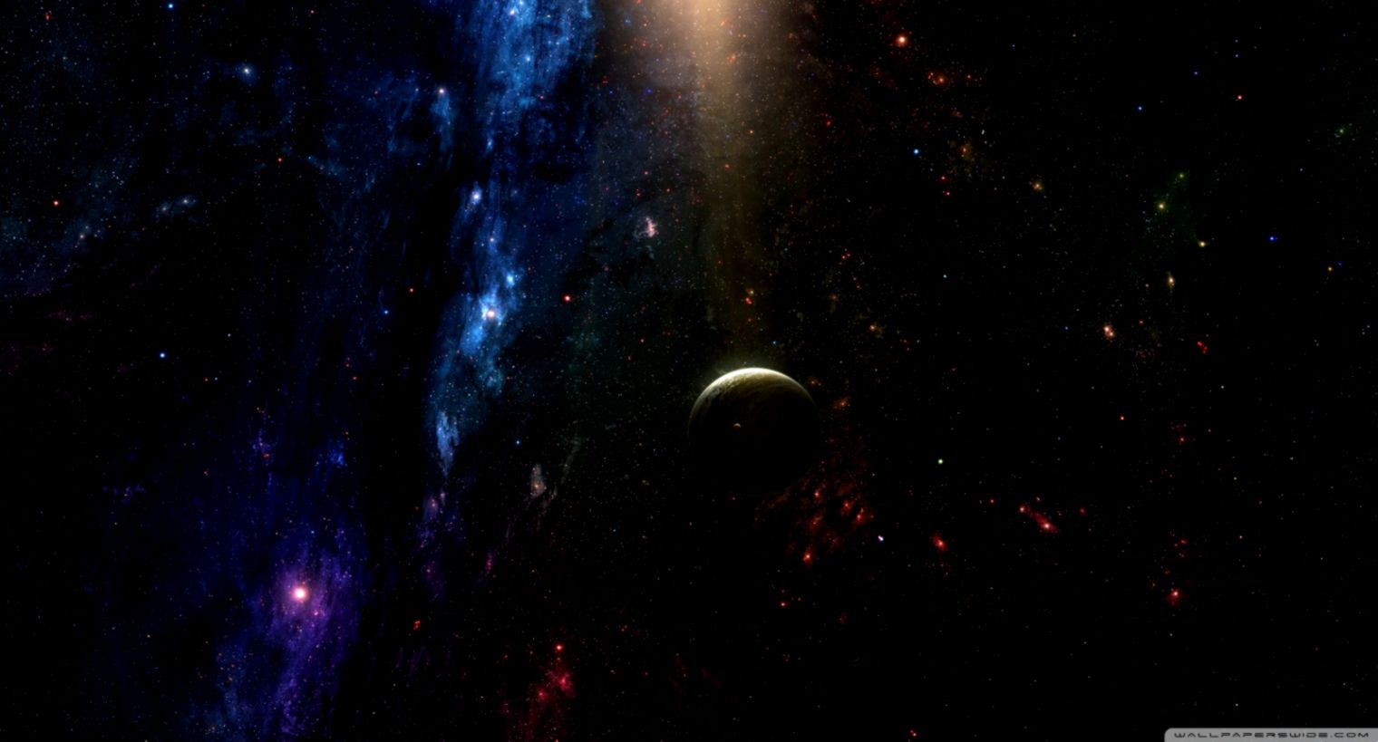 Planet In Deep Space ❤ 4k Hd Desktop Wallpaper For - Wallpaper - 1520x819  Wallpaper 