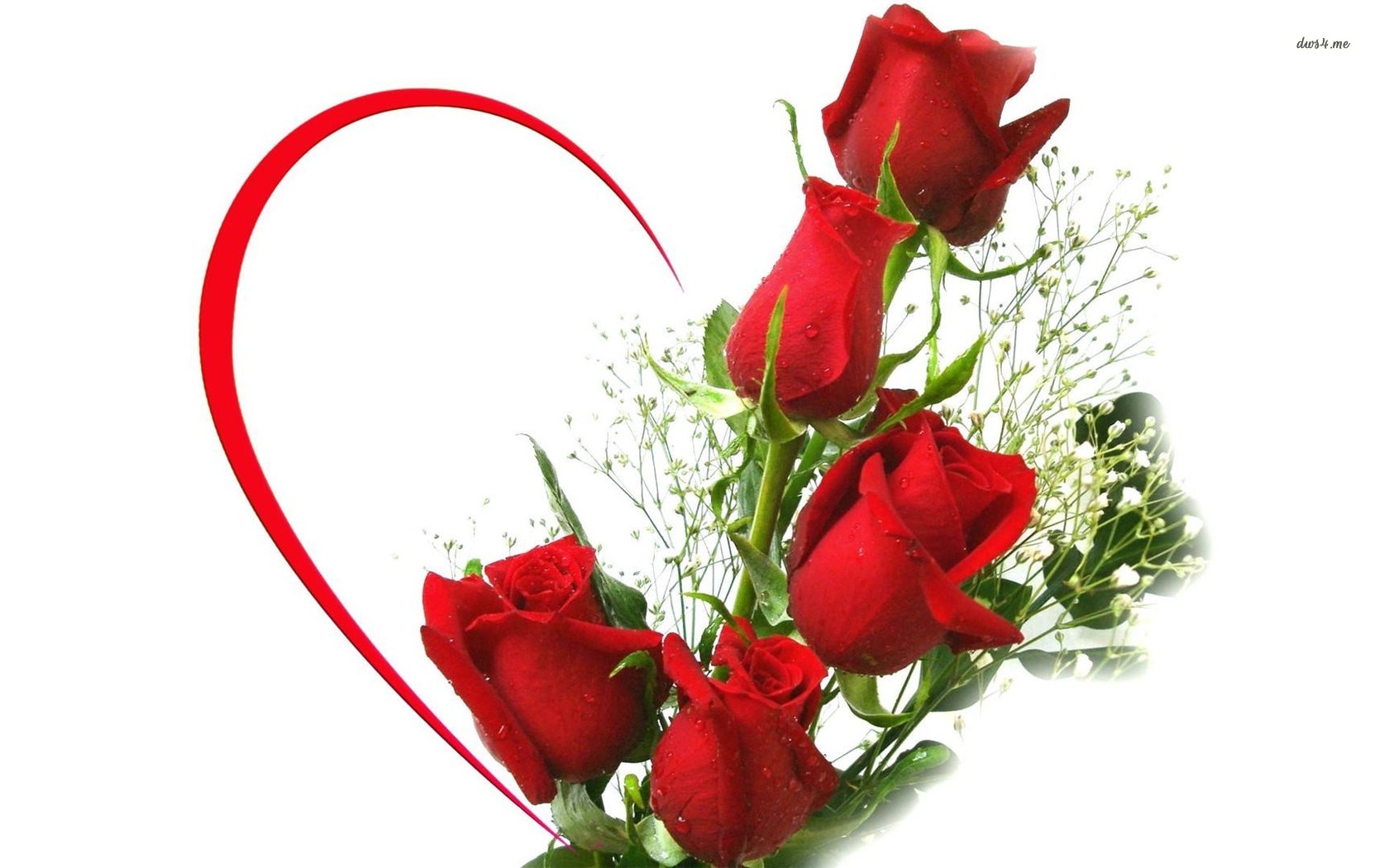 Red Rose Bouquet Wallpaper - Red Rose Flowers Hd - HD Wallpaper 