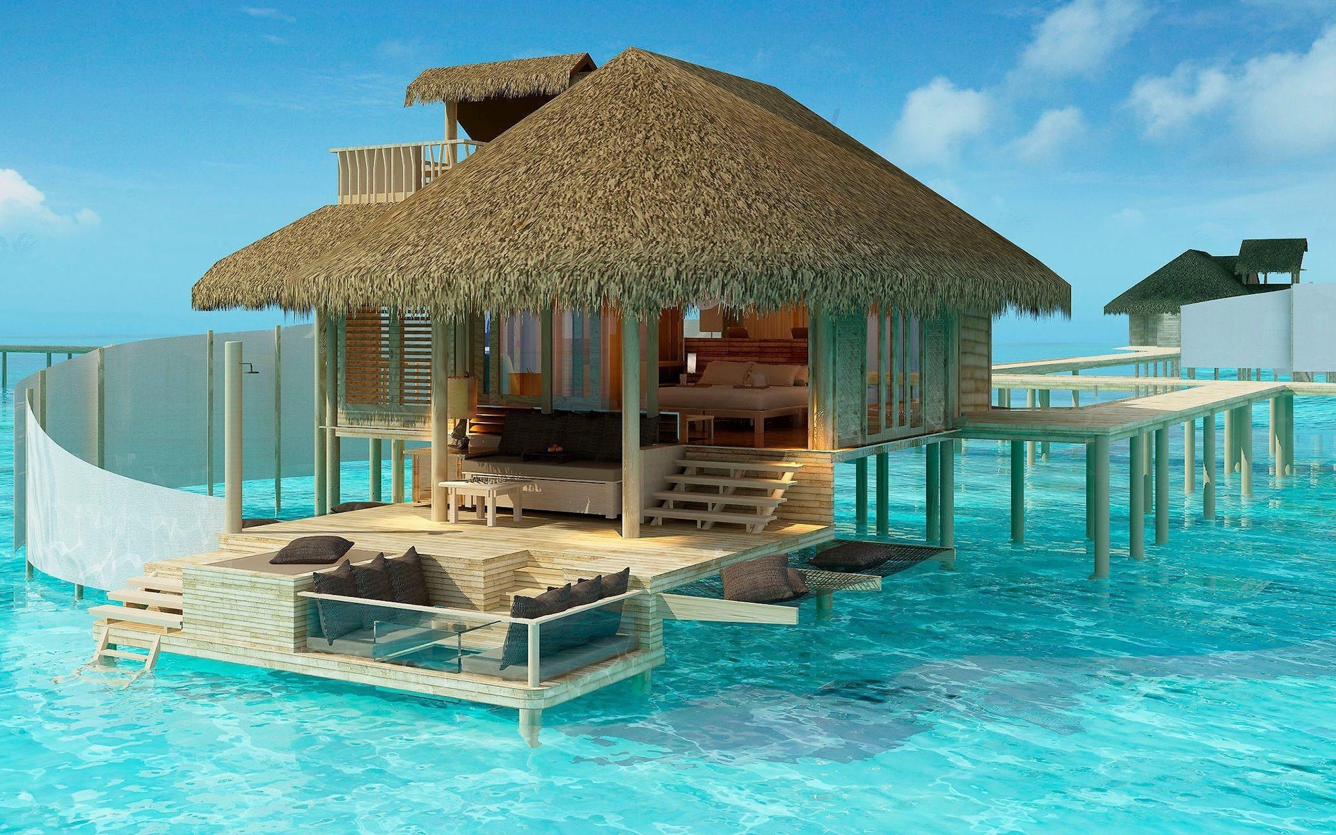 Impeccable Exotic Cottage Wallpaper Desk Wallpapers - Home Wallpaper For Desktop - HD Wallpaper 