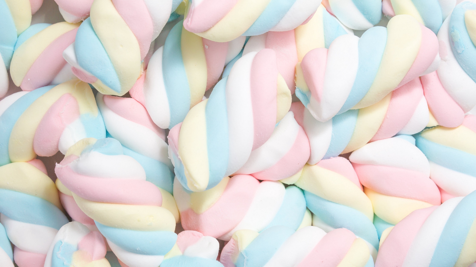 Wallpaper Marshmallow, Spiral, Pastel, Sweet - Marshmallow Candy - HD Wallpaper 