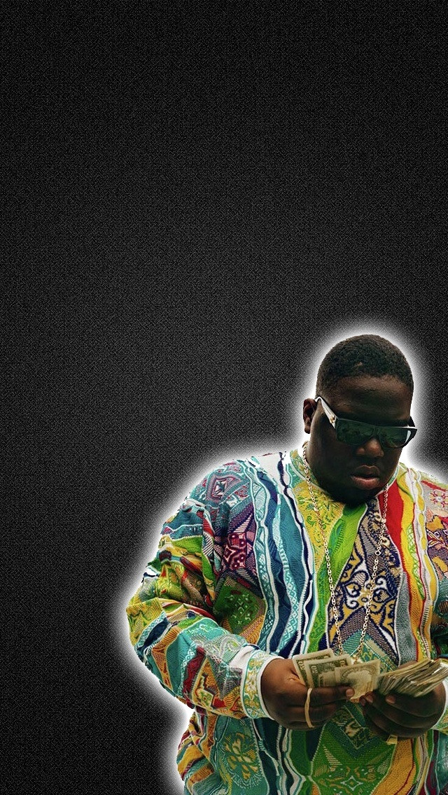 Biggie Smalls Iphone Wallpaper - Biggie Smalls Iphone Background - HD Wallpaper 