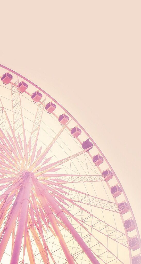 Pink Ferris Wheel Background - HD Wallpaper 
