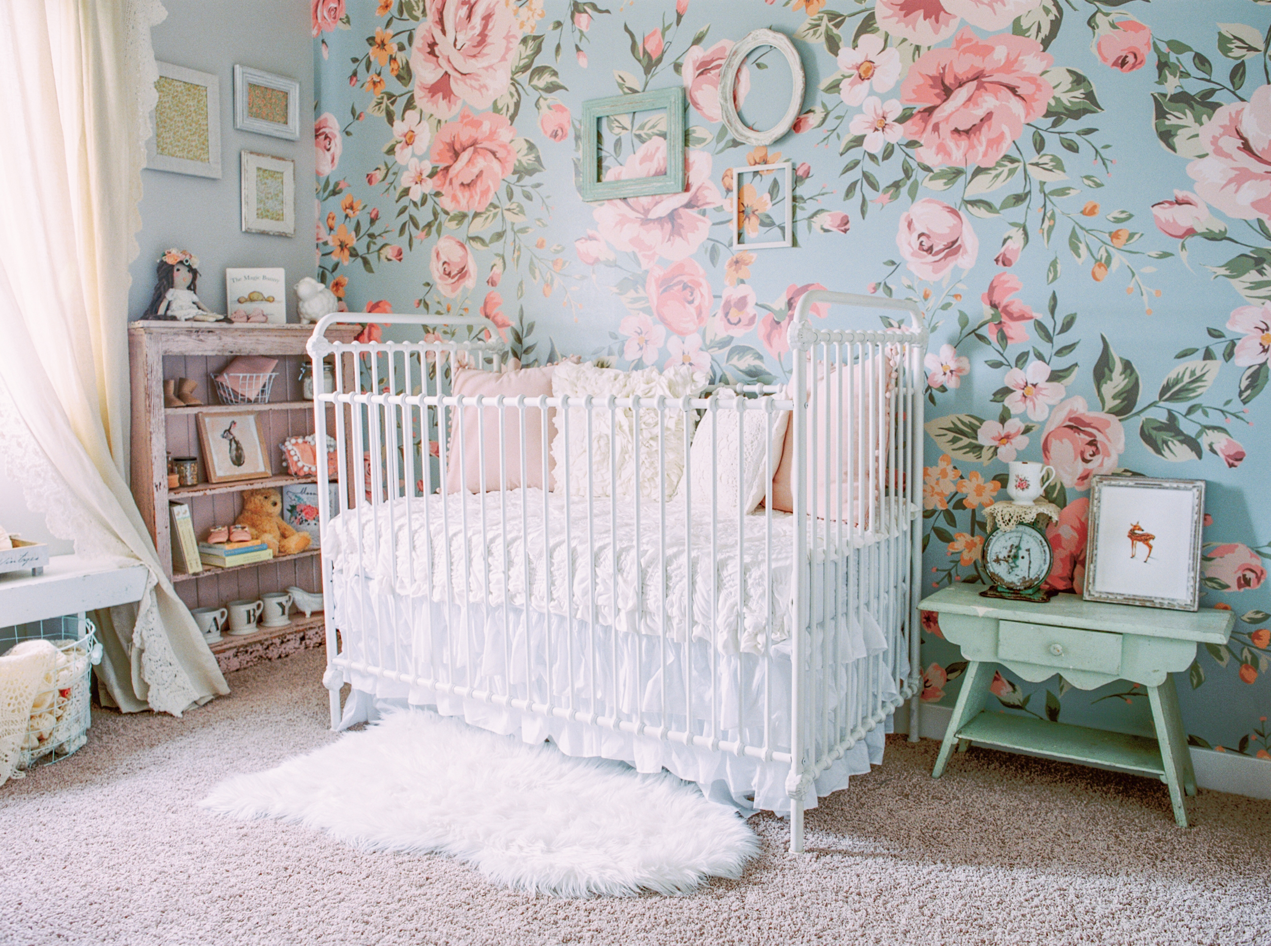 Cute Baby Girl Nursery - HD Wallpaper 