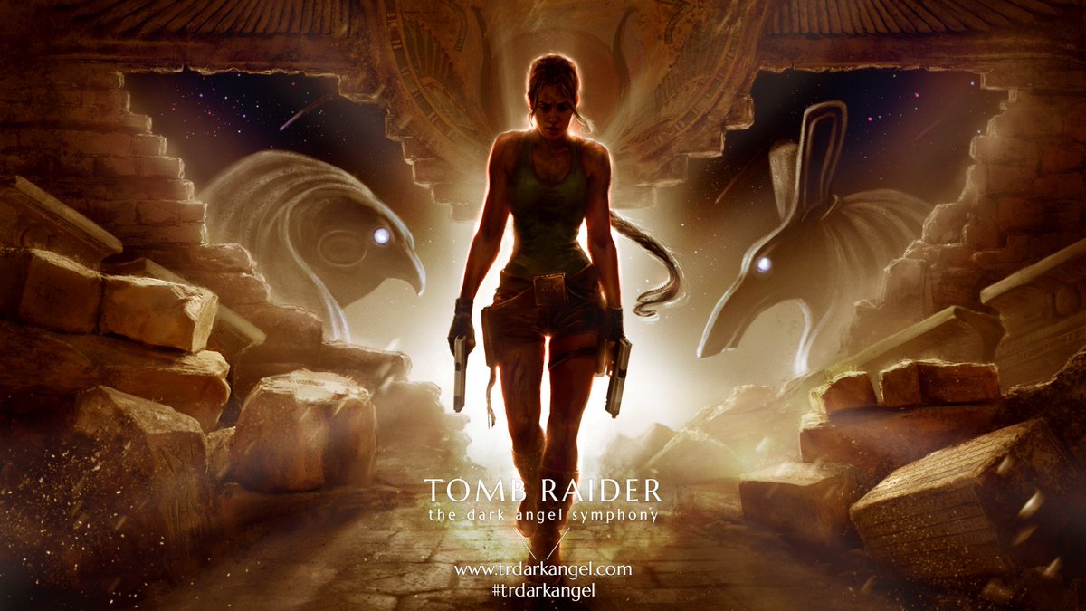 Tomb Raider The Dark Angel Symphony - HD Wallpaper 