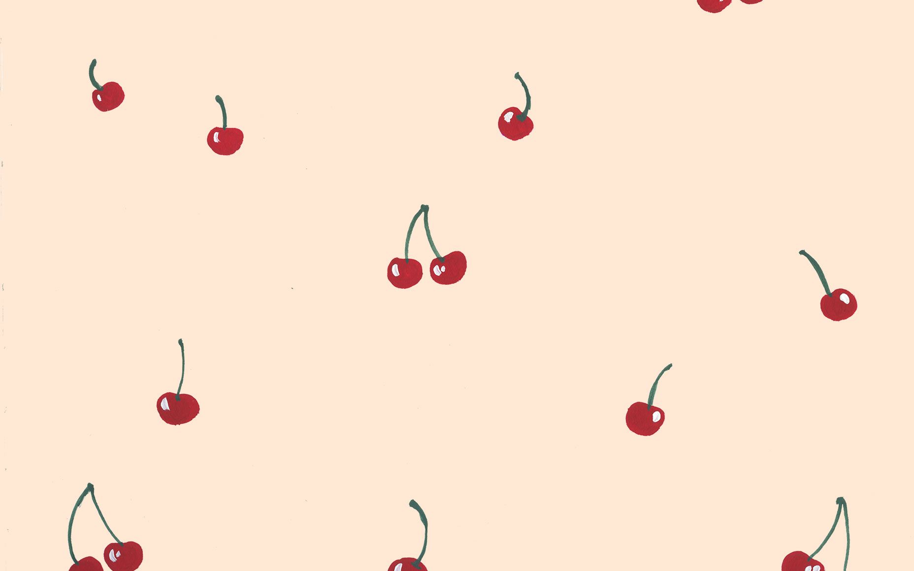 Cherry Wallpaper For Computers - HD Wallpaper 