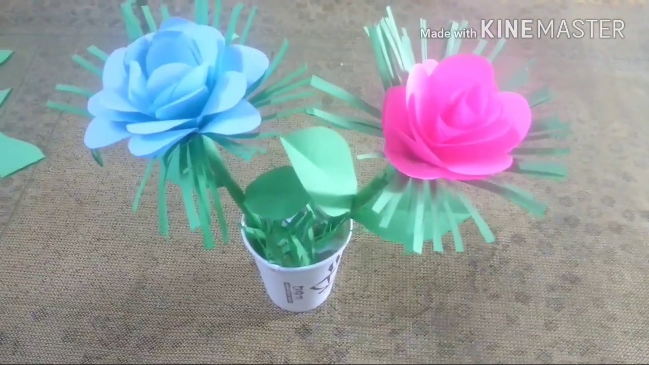 کاغذی پھول بنانے کا طریقہ - HD Wallpaper 