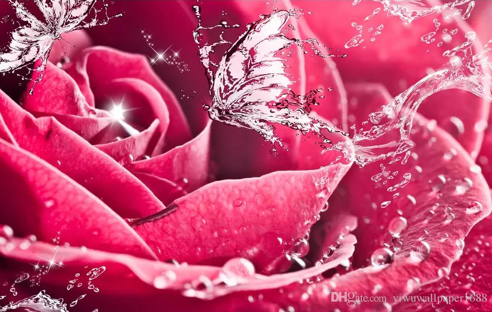 3d Wallpaper Rose Love - HD Wallpaper 