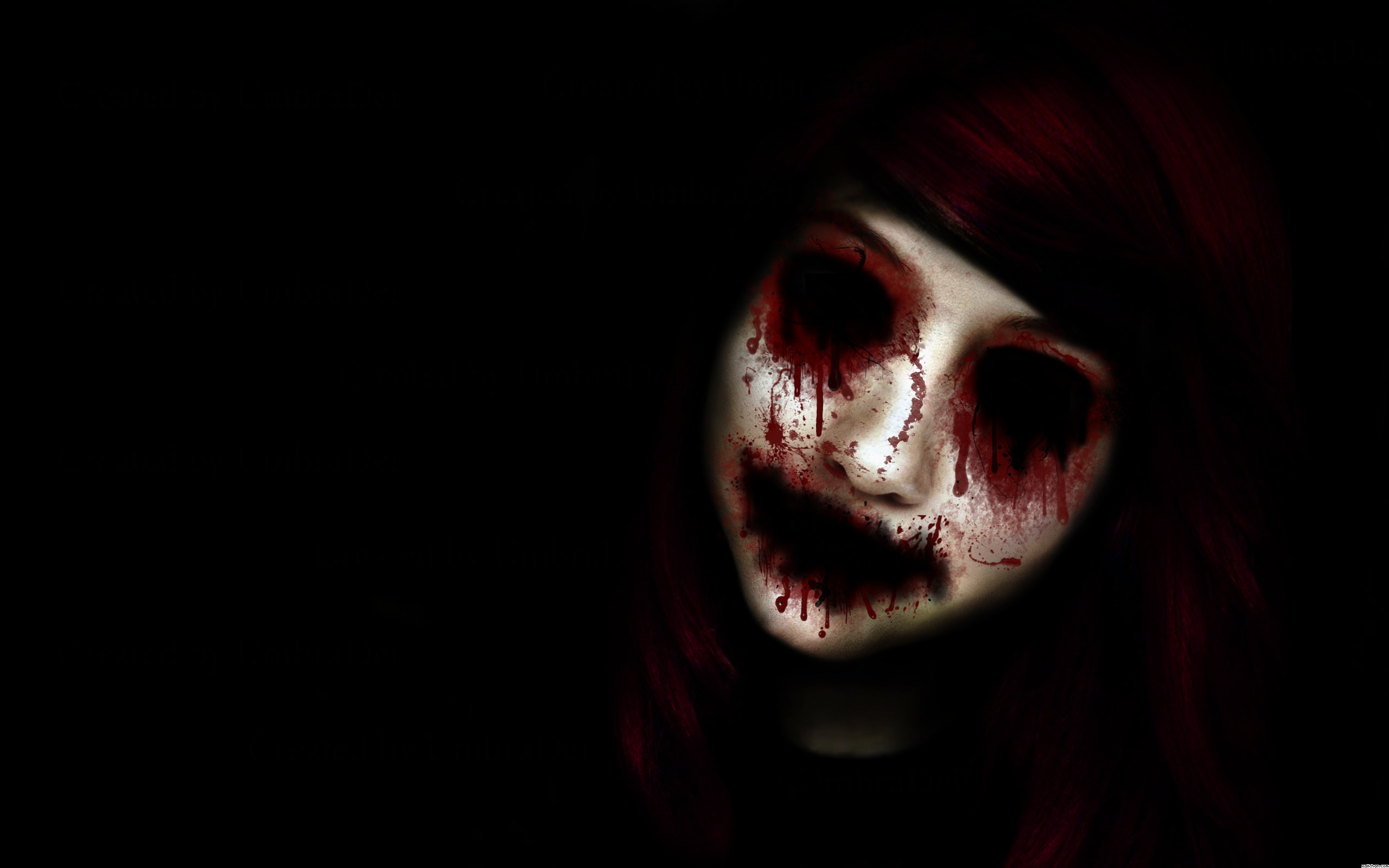 Creepy Wallpaper Hd Forest, Scary, Forest - Scary Face With Red Eyes - HD Wallpaper 
