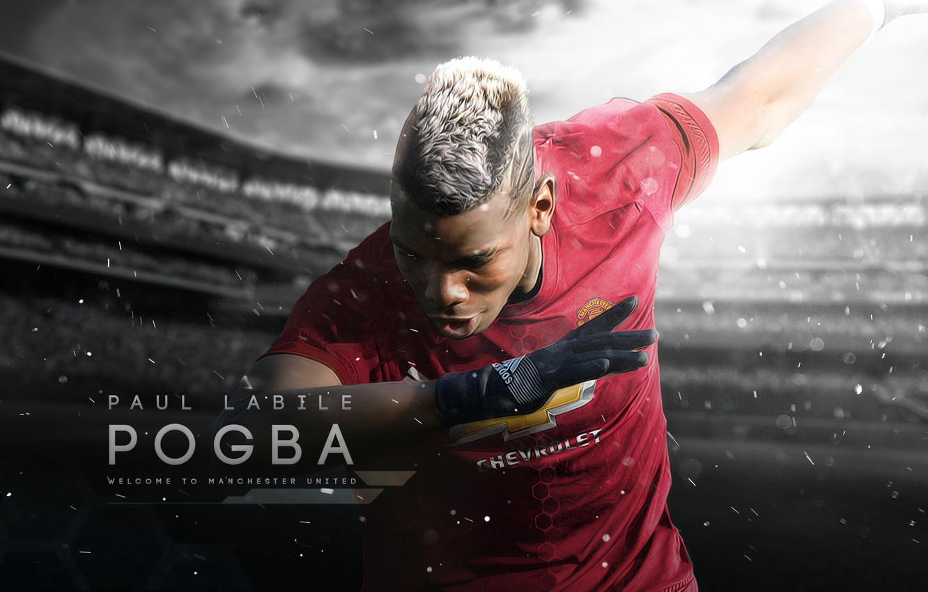 Photo Wallpaper Wallpaper, Sport, Stadium, Football, - Paul Pogba Manchester United Hd - HD Wallpaper 