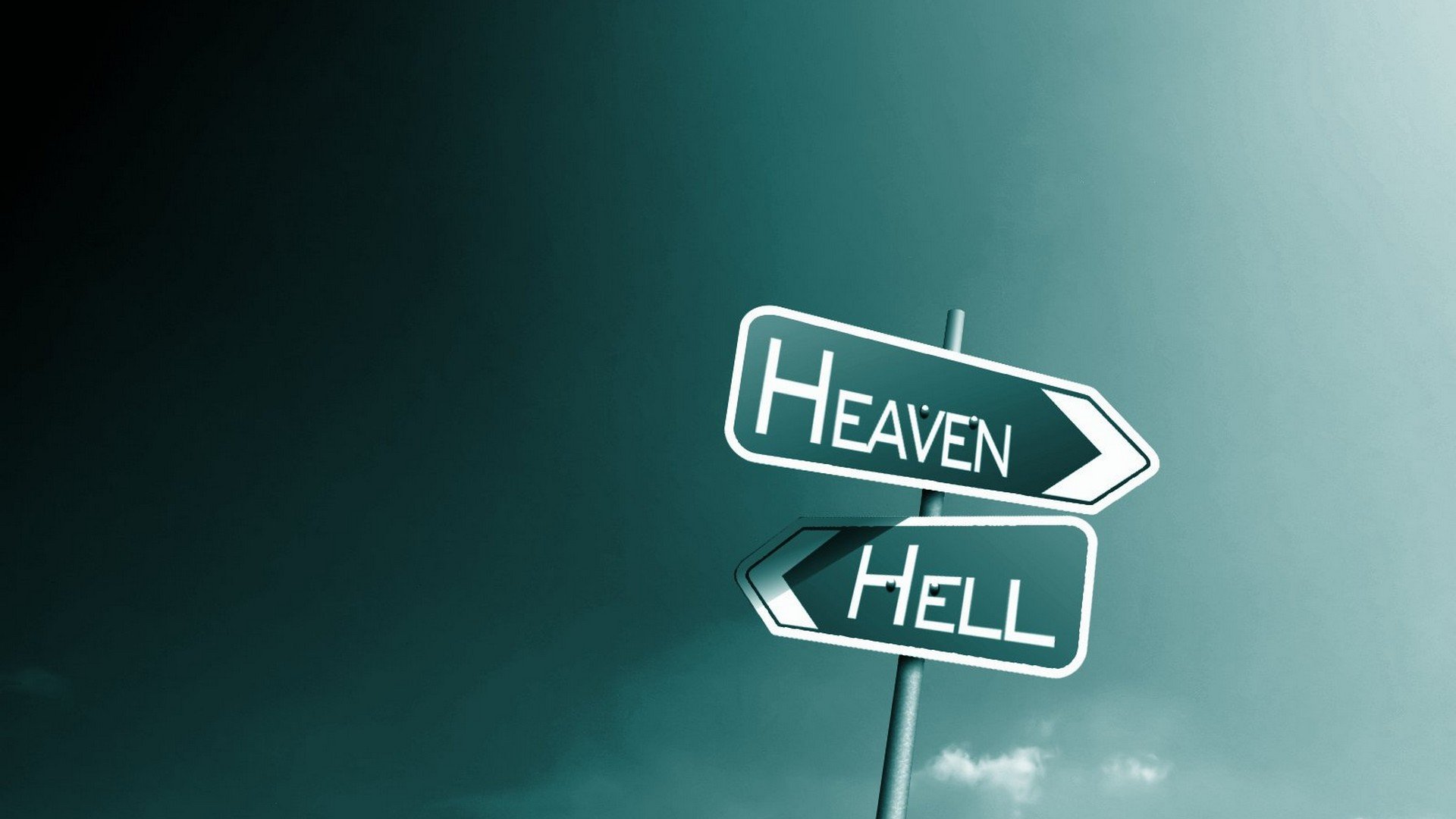 Free Download Christian Wallpaper Id - Heaven And Hell Wallpaper Hd - HD Wallpaper 