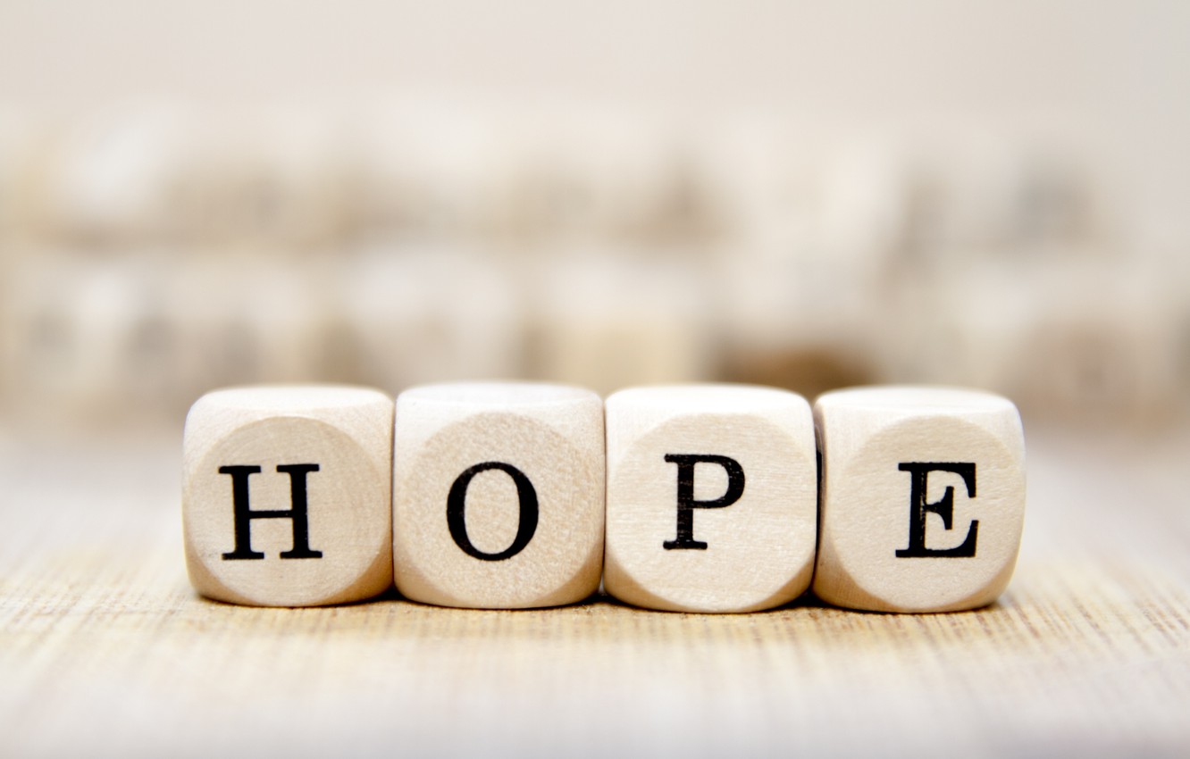 Photo Wallpaper Word, Dice, Hope - Euthanasia Good - HD Wallpaper 