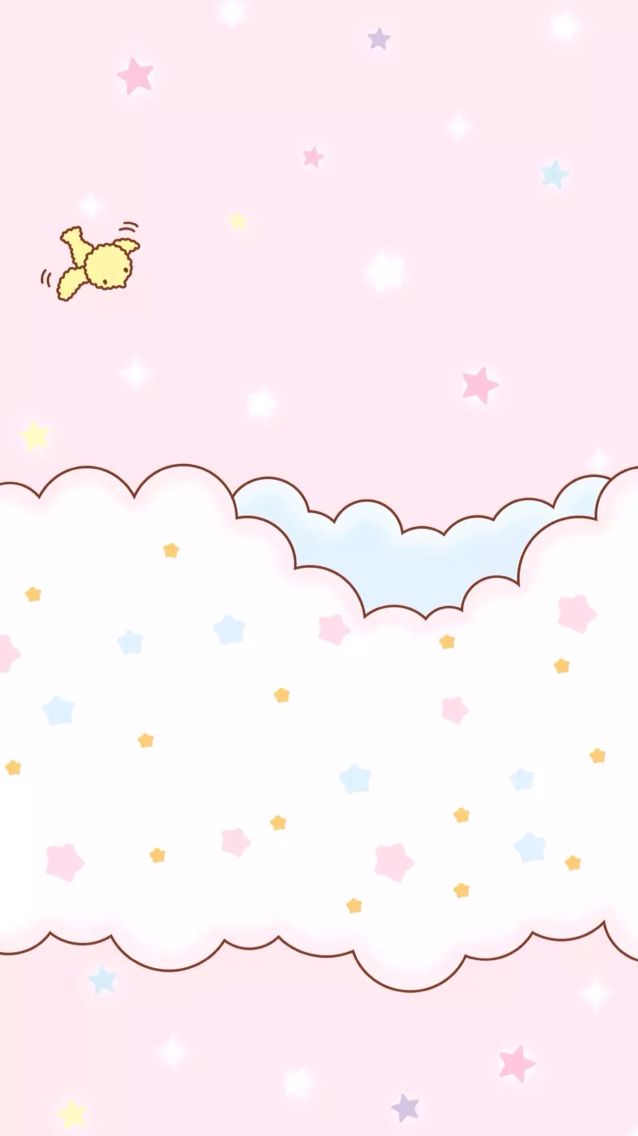 Kawaii Cloud Background - HD Wallpaper 