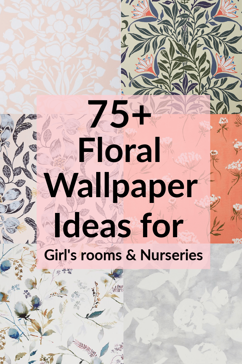Sharing Tons Of Floral Wallpaper Ideas For Girl’s Rooms - Illustration - HD Wallpaper 