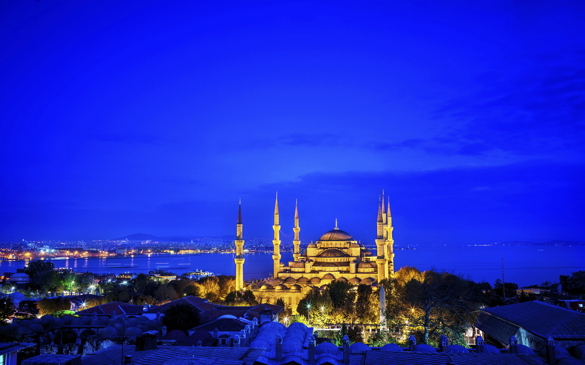 Best Sultan Ahmed Mosque Wallpaper Id - Sultan Ahmed Mosque - HD Wallpaper 
