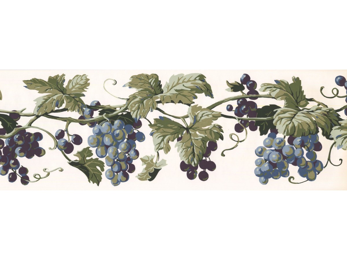 Grapes Borders - HD Wallpaper 