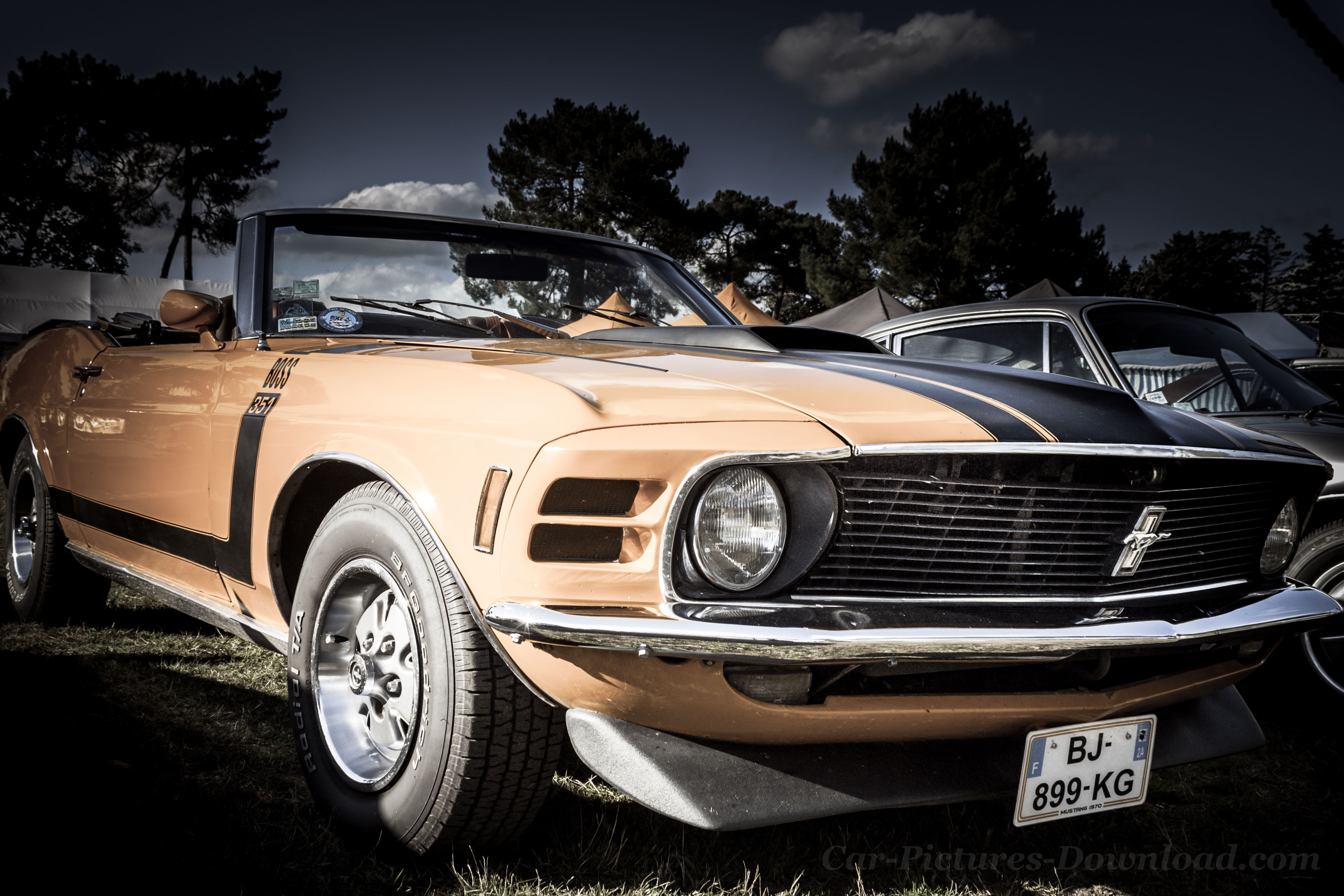 Mustang Old Cars Hd - HD Wallpaper 
