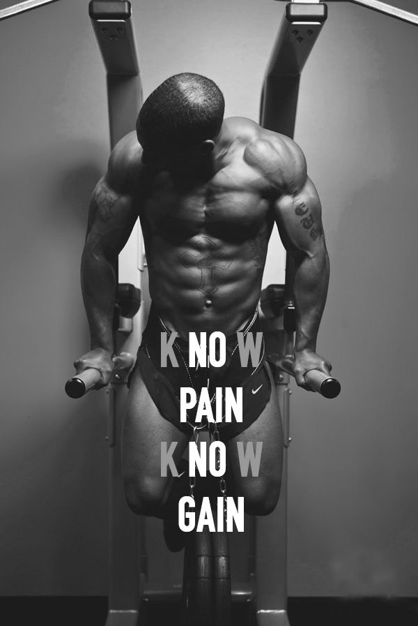 Fitness Motivation Wallpaper - No Pain No Gain Bodybuilding Hd - 600x897  Wallpaper 