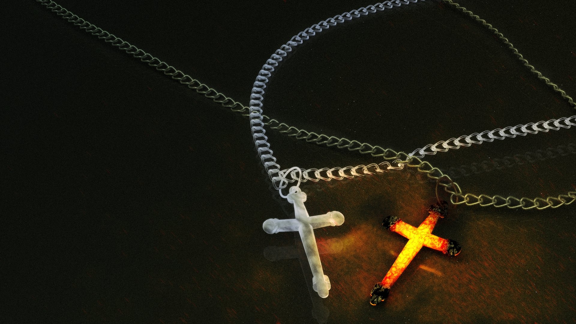 Free Cross High Quality Background Id - Necklace Cross Dark Gothic - HD Wallpaper 