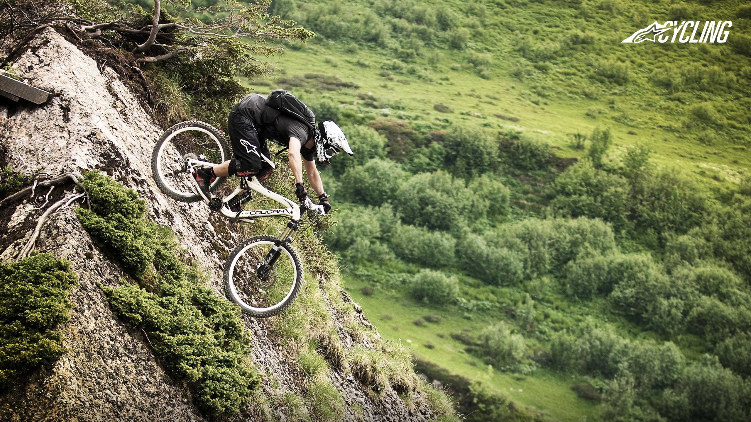 Downhill Mountain Bike Hd - HD Wallpaper 