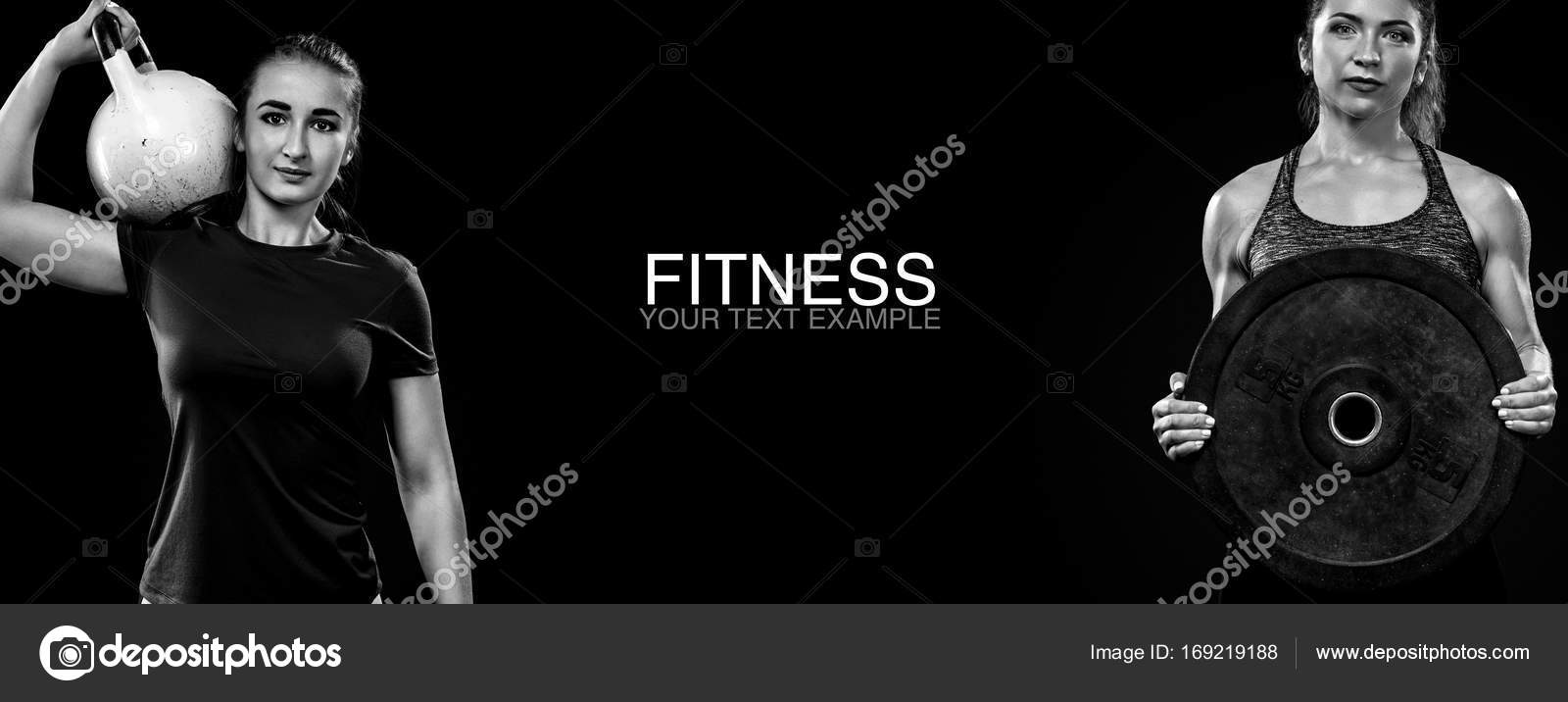 Women Kettlebell Background Black - HD Wallpaper 