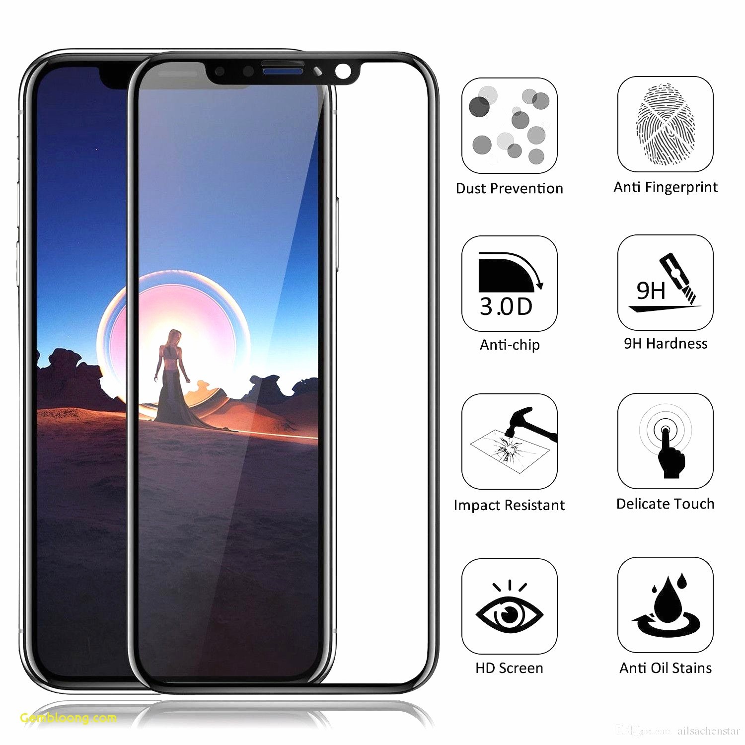 Iphone 3d Touch Wallpaper - Iphone Xr Full Screen Protector - 1500x1500  Wallpaper 
