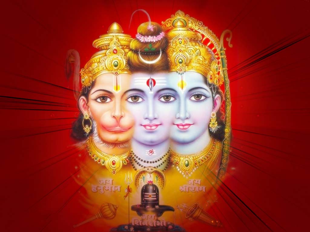 Wallpapers God - Wallpaper Cave - Ram Hanuman And Shiva - HD Wallpaper 