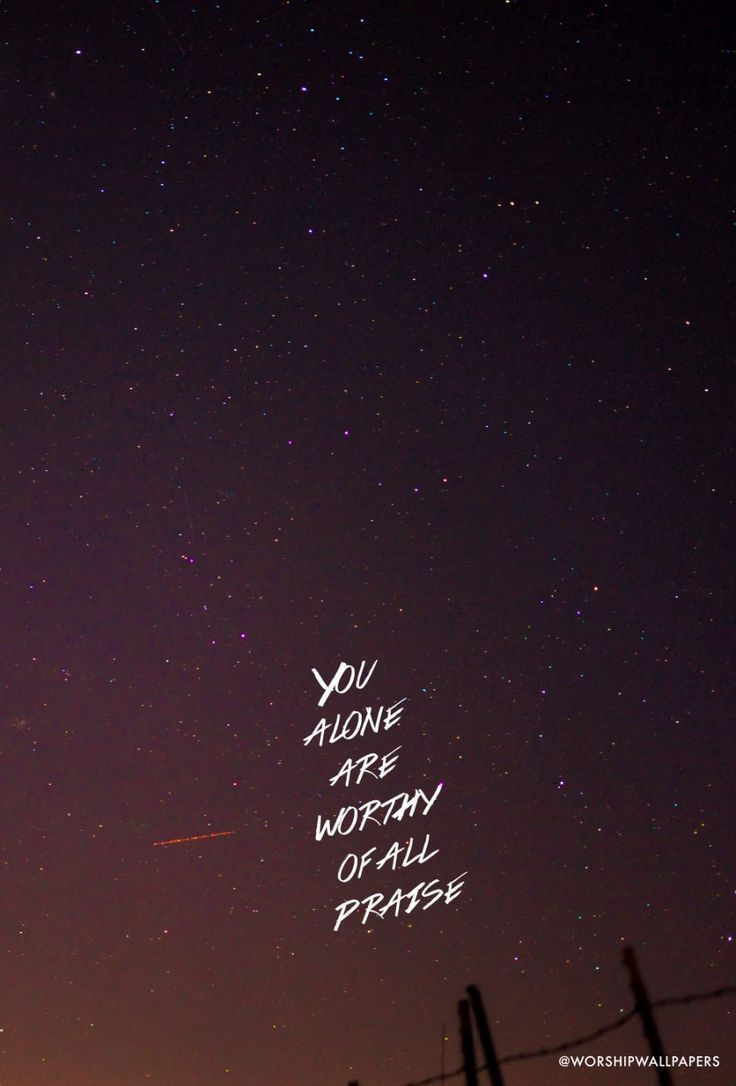 Christian Wallpaper For Iphone Hd 
 Data-src /img/971809 - If The Stars Are Made To Worship So Will I - HD Wallpaper 