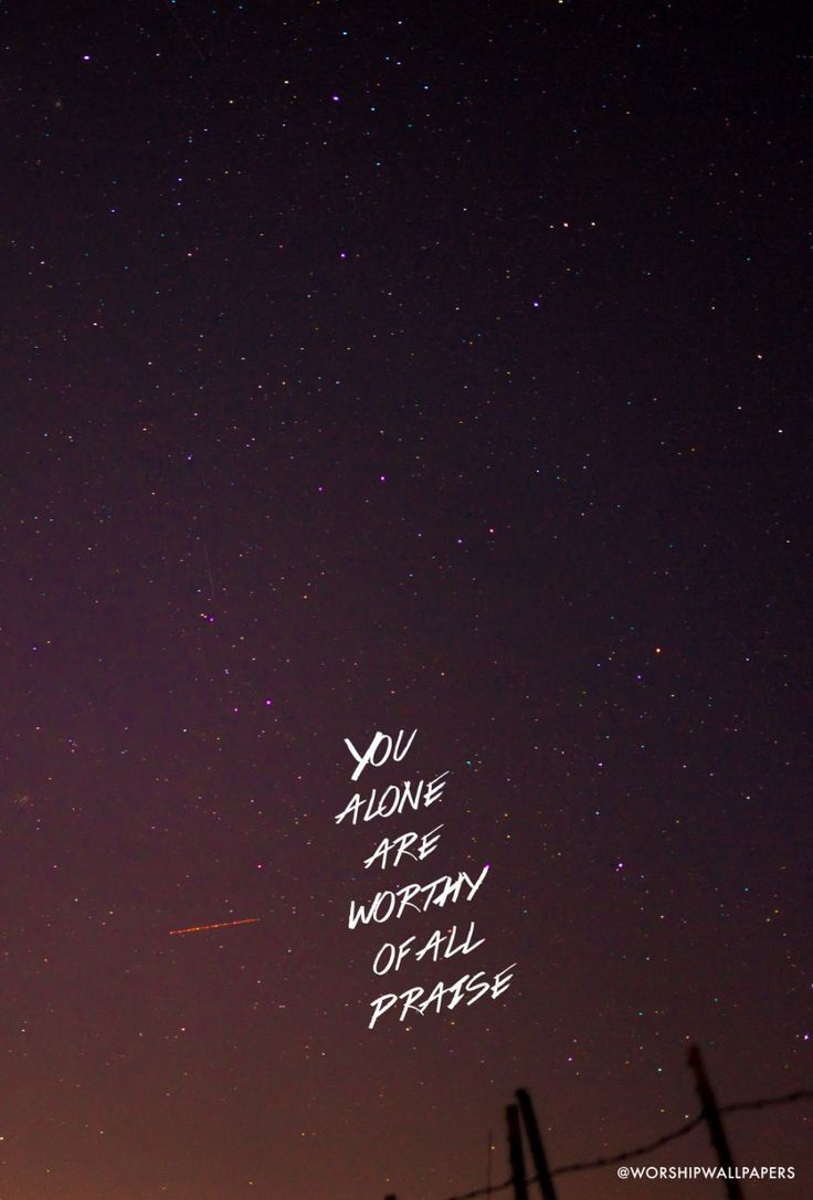Christian Wallpaper For Iphone Hd 
 Data-src /img/971809 - If The Stars Are Made To Worship So Will I - HD Wallpaper 