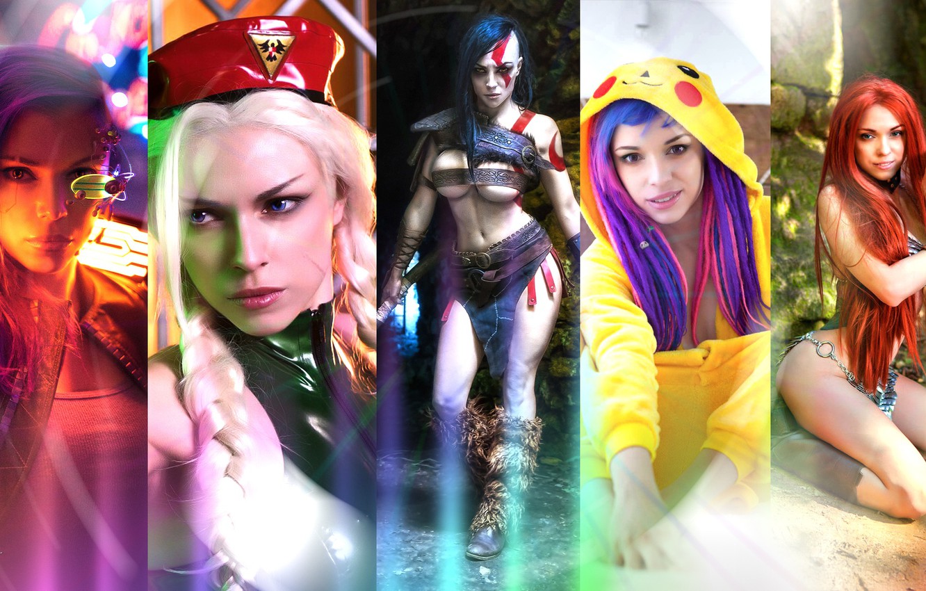 Photo Wallpaper Wallpaper, Red, Girl, Fantasy, Sexy, - Hd Sexy Girl Cosplay - HD Wallpaper 