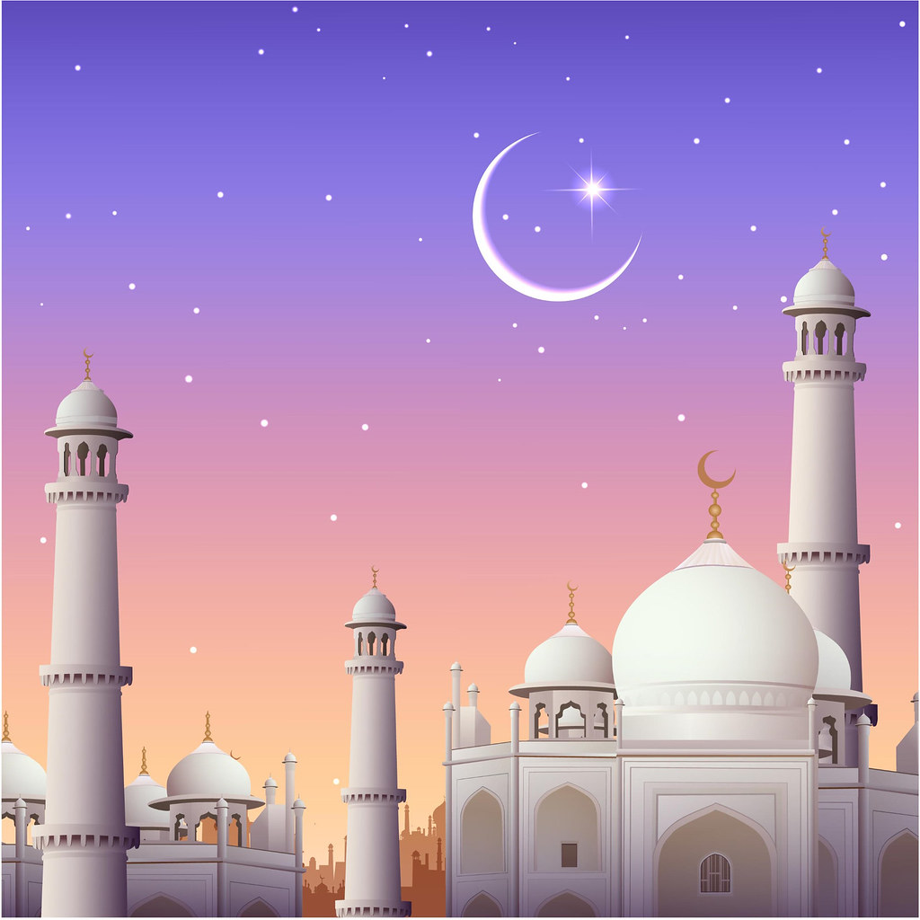 Eid Mubarak Masjid Background - HD Wallpaper 