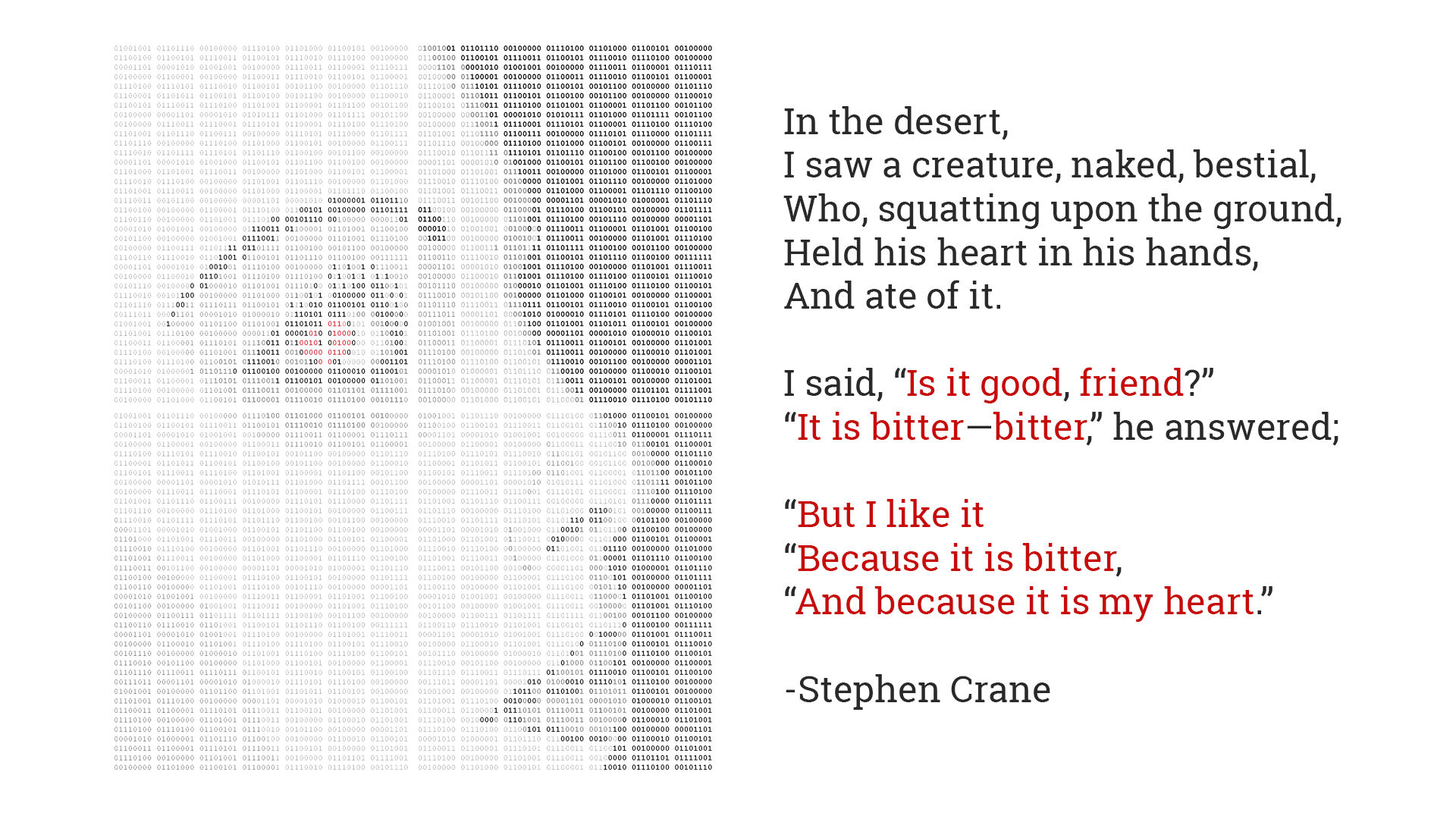 Hidden Message In Binary - HD Wallpaper 