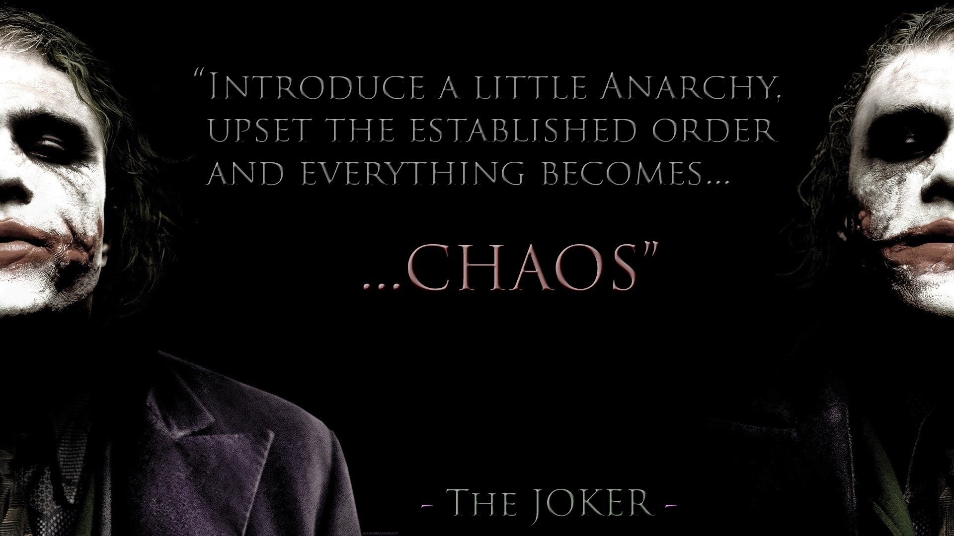 Txt Wallpaper,quotes, Inspirational, Dual Screen, Quote - Joker Quotes Dark Knight - HD Wallpaper 