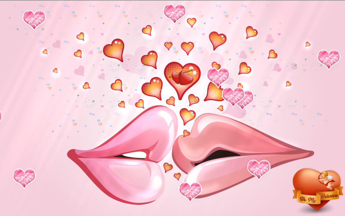 Moving Animated Happy Valentines Day - 1377x864 Wallpaper 