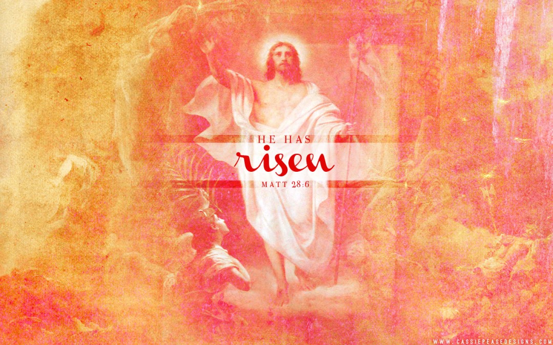 Art, Catholic, And Christian Image - Catholic Happy Easter He Is Risen - HD Wallpaper 