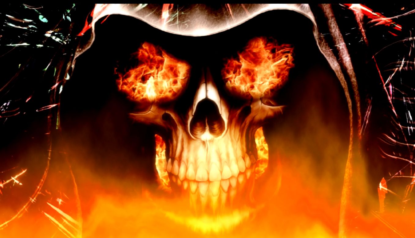 Download Fire Skull Animated Wallpaper - Animated Skull On Fire - 1357x780 Wallpaper Download Fire Skull Animated Wallpaper - Animated Skull On Fire - 1357x780 Wallpaper
