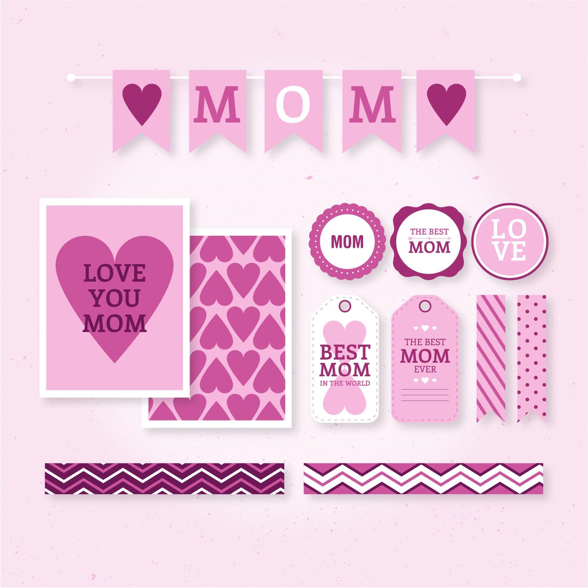2000x2000, Love Happy Mother Day Vector & Wallpaper - Diseño Para El Dia De La Madre - HD Wallpaper 